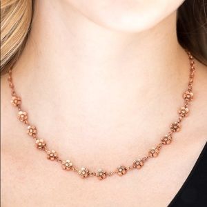 3/$10 “Daisy Do-Si-Do” copper necklace and earrings
